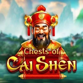 Chests of Cai Shen by Pragmatic Play, showcased at spinsteinscasino.com – game logo