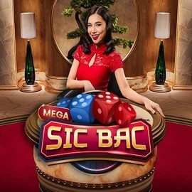 Mega Sic Bac online game logo by Pragmatic Play on spinsteinscasino.com