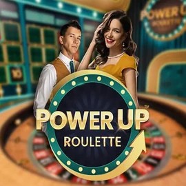 PowerUP Roulette slot logo by Pragmatic Play at Spinstein Casino